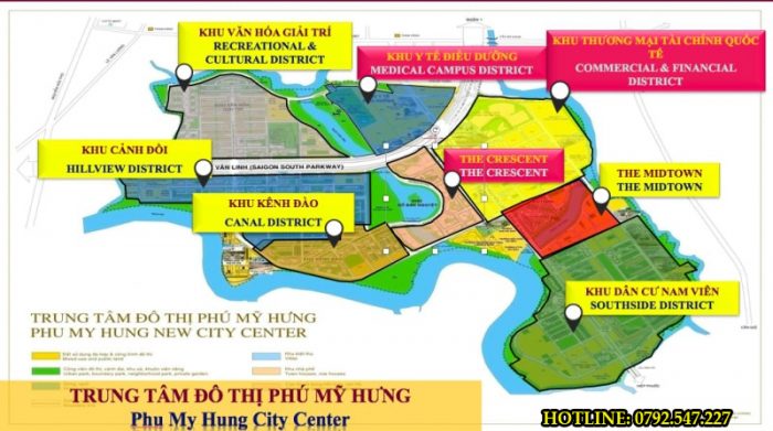 Quy hoạch chi tiết khu đô thị Phú Mỹ Hưng